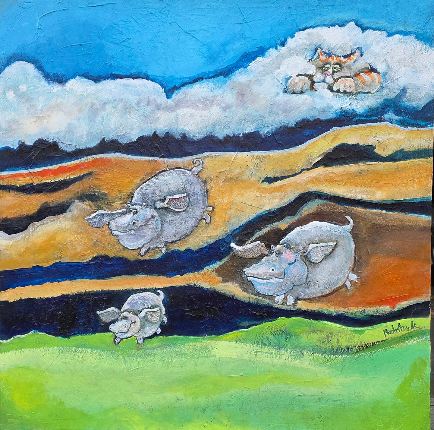 Flying Hippos