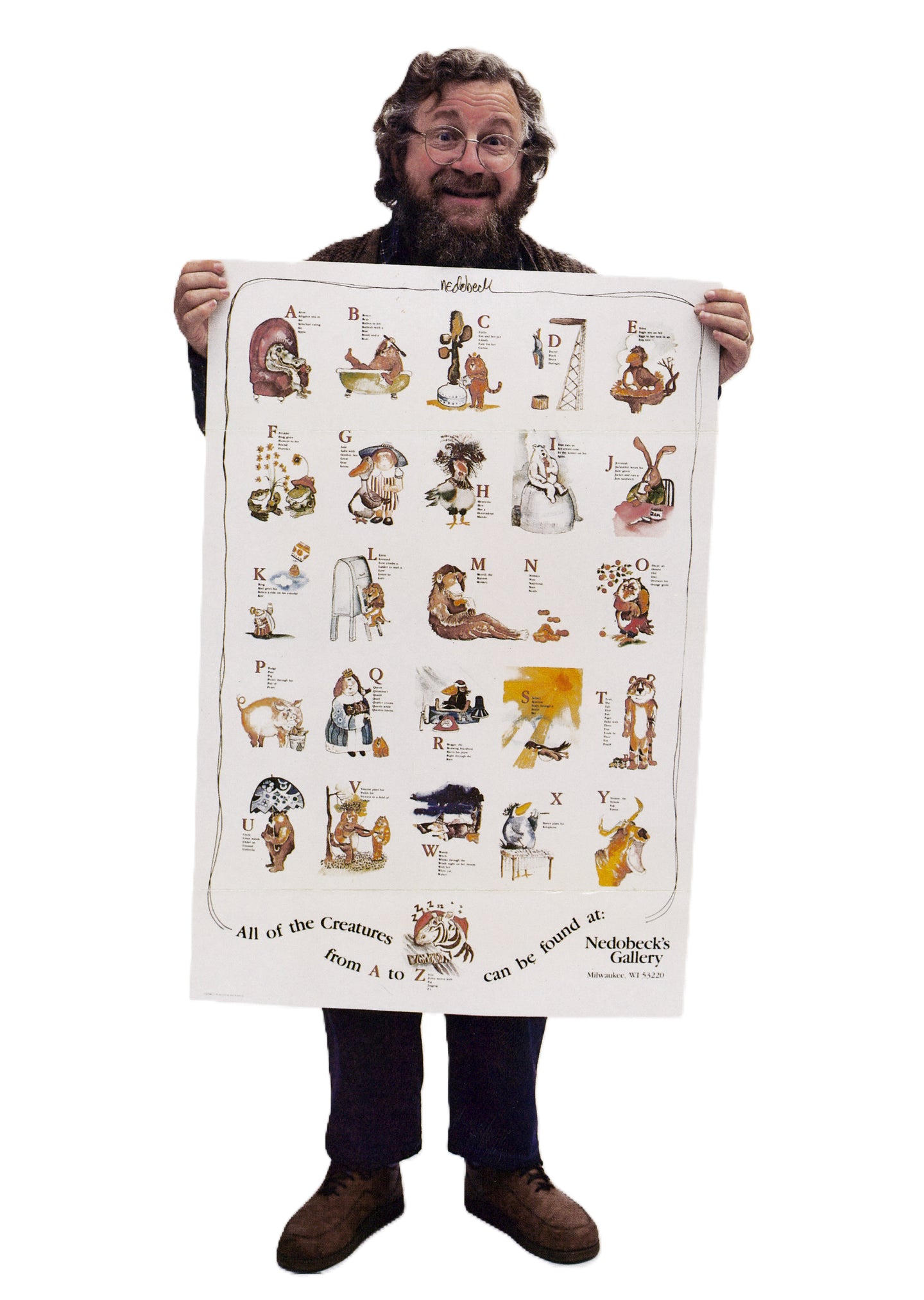 Nedobeck's Alphabet Poster