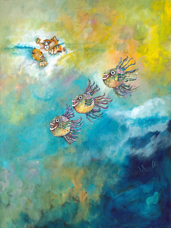 Three Fish and A Cat 11